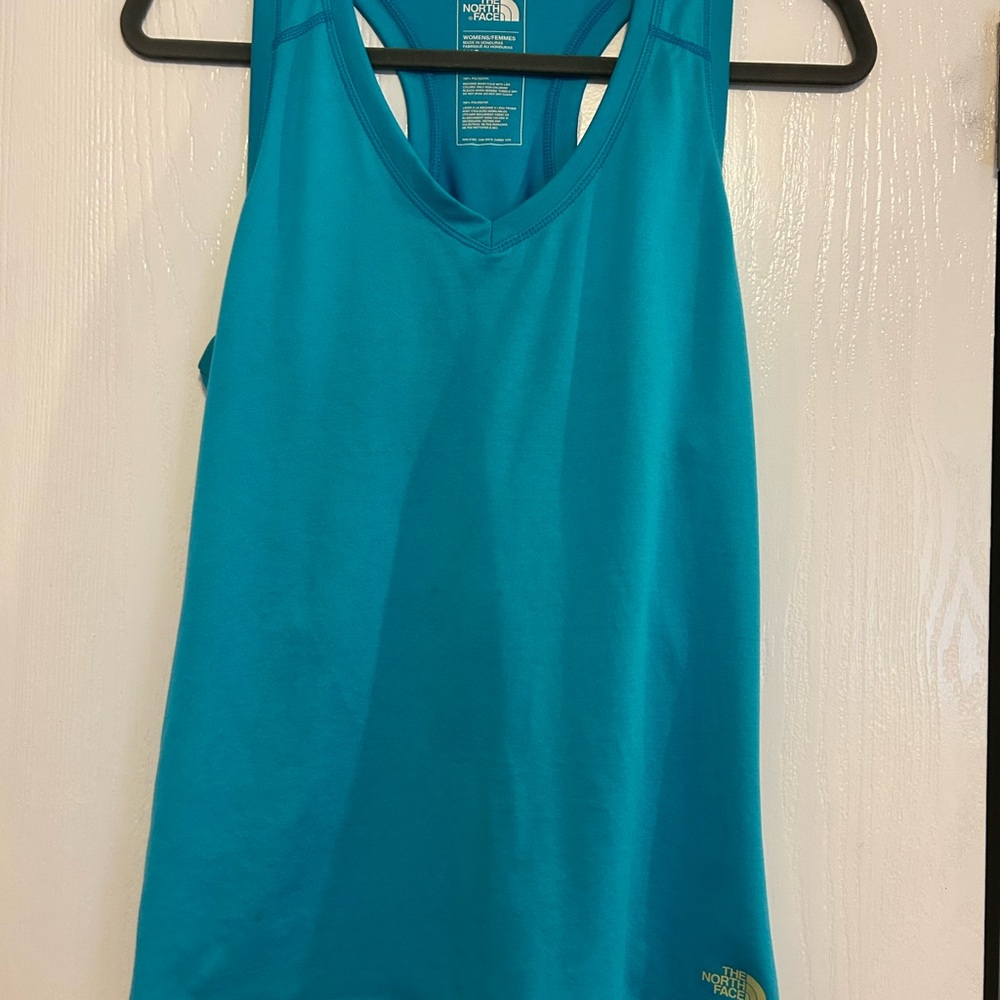 The North Face Blue Sleeveless Tank Top